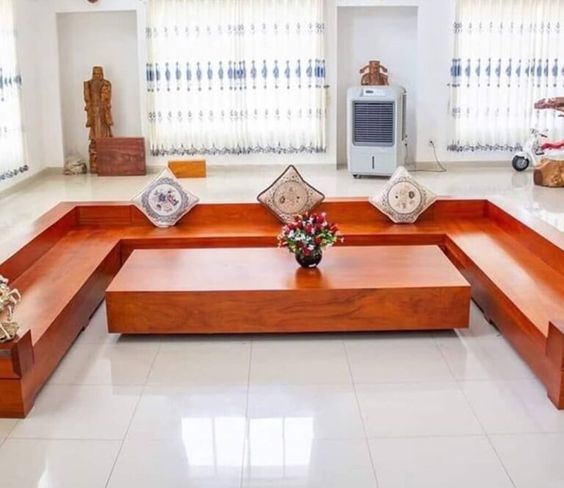 Đặc điểm nổi trội của ghế sofa gỗ nguyên khối